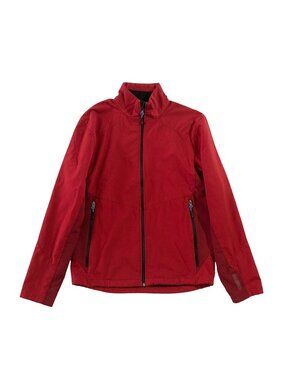 C9 by Champion Jacket Mens Size S Red Venture Dry Windbreaker Full Zip Lined